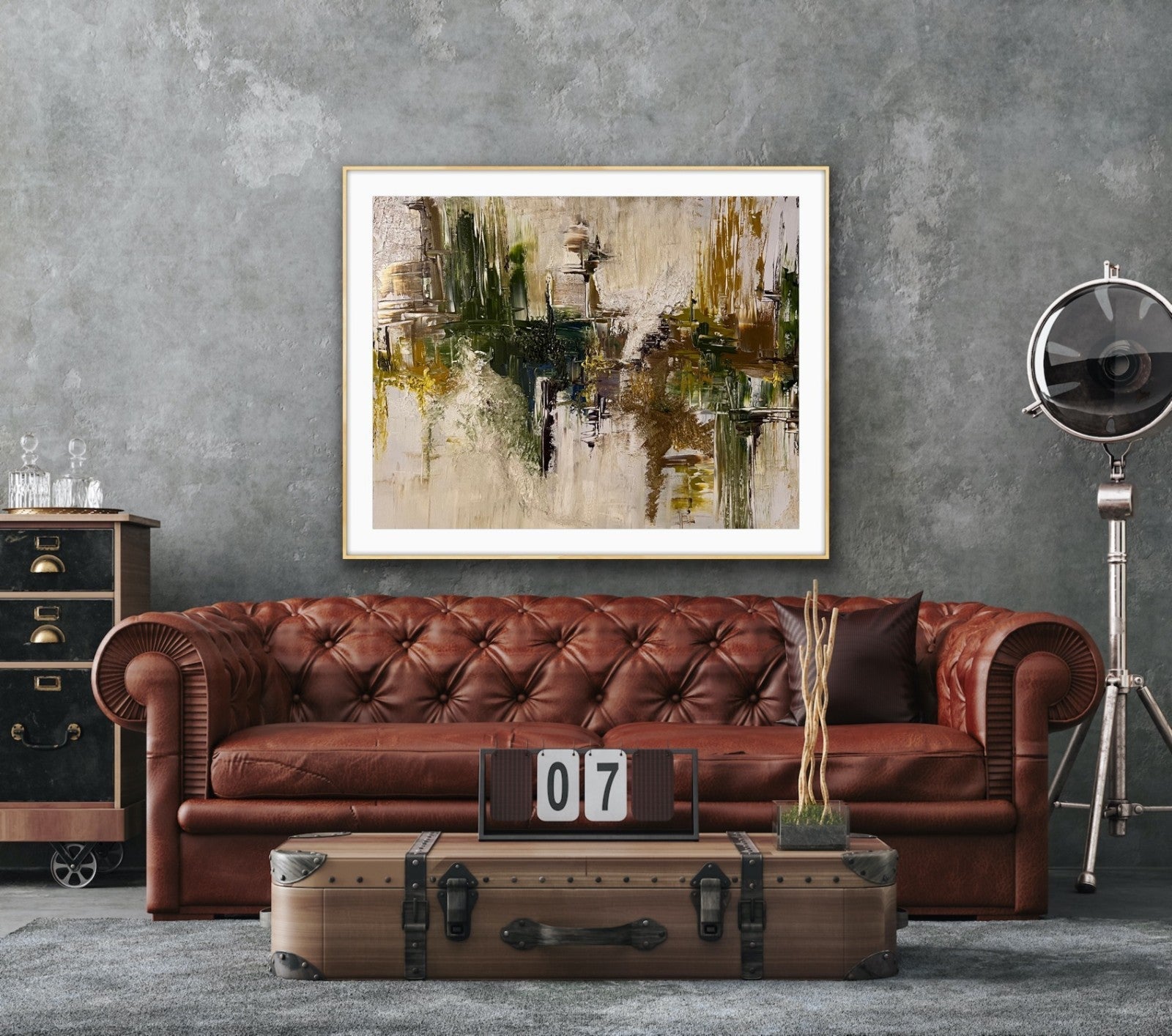 Abstract Oil Painting