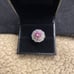 Gorgeous Certified 1.65Ct. Pink Brilliant Cut Earth Mined Diamond Ring Size 6.75