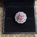 Gorgeous Certified 1.65Ct. Pink Brilliant Cut Earth Mined Diamond Ring Size 6.75