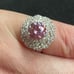 Gorgeous Certified 1.65Ct. Pink Brilliant Cut Earth Mined Diamond Ring Size 6.75