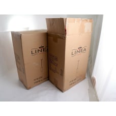 Linea Lighting Hanging Pendant Light Brass w/ Glass LL-P311-SB Lot of 2