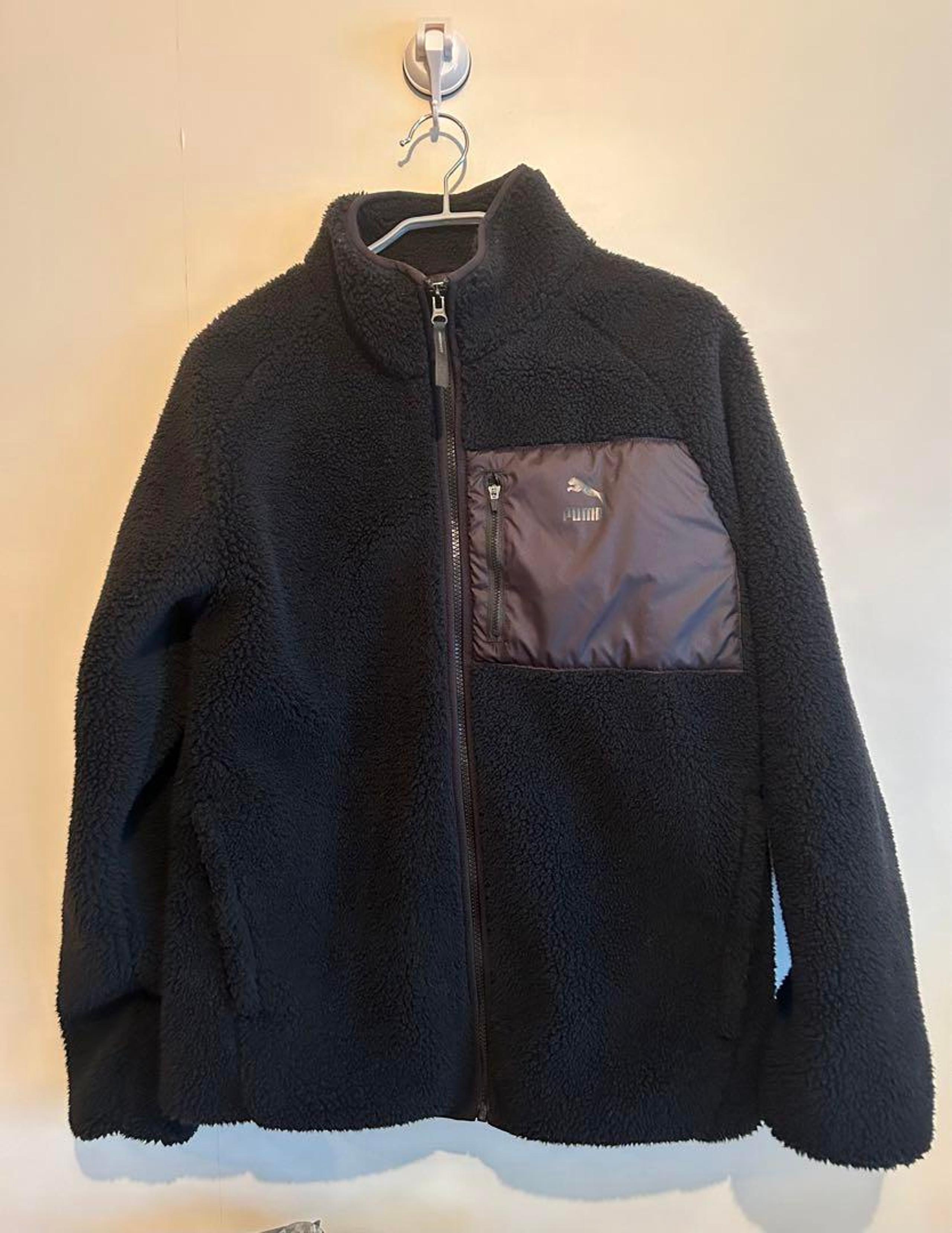 Puma Fleece Boa Jacket Men's S Black