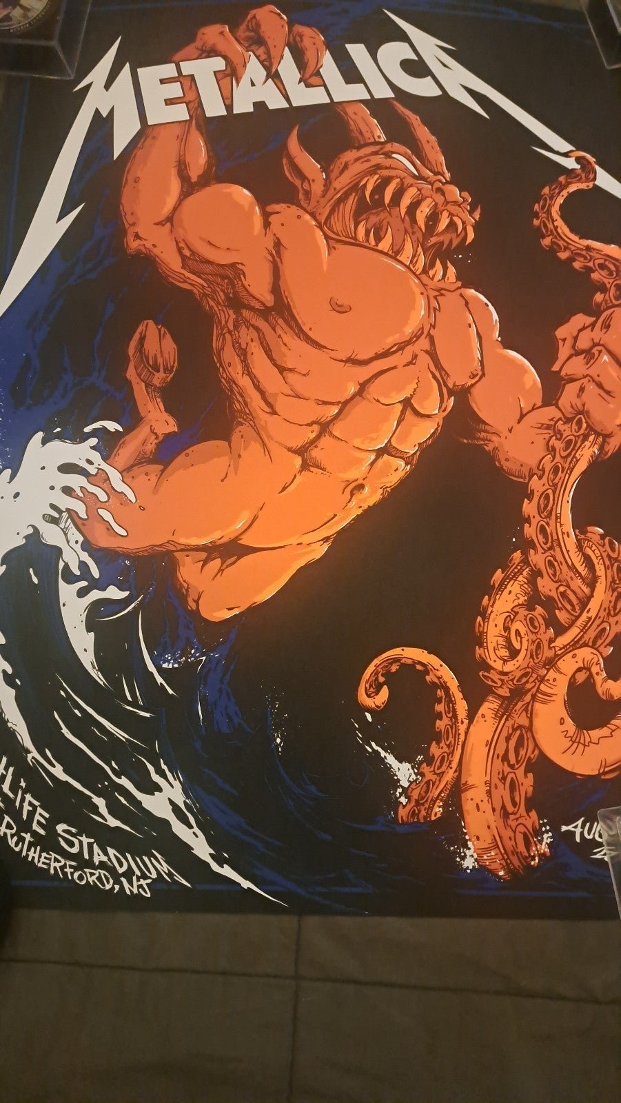 METALLICA M72 Met Life Stadium Night 1 poster