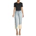 HUDSON NEW 245 Sloane Mid-Rise Bleached Crop Jean Neutralize Size 28