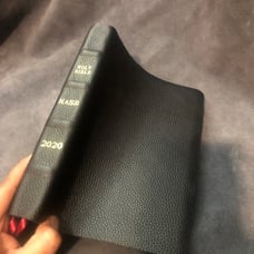 NASB 2020 Reference Bible Large Print Black Leather New American Standard