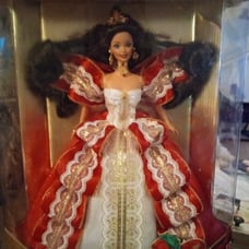 1997 special edition Christmas Barbie with green eyes