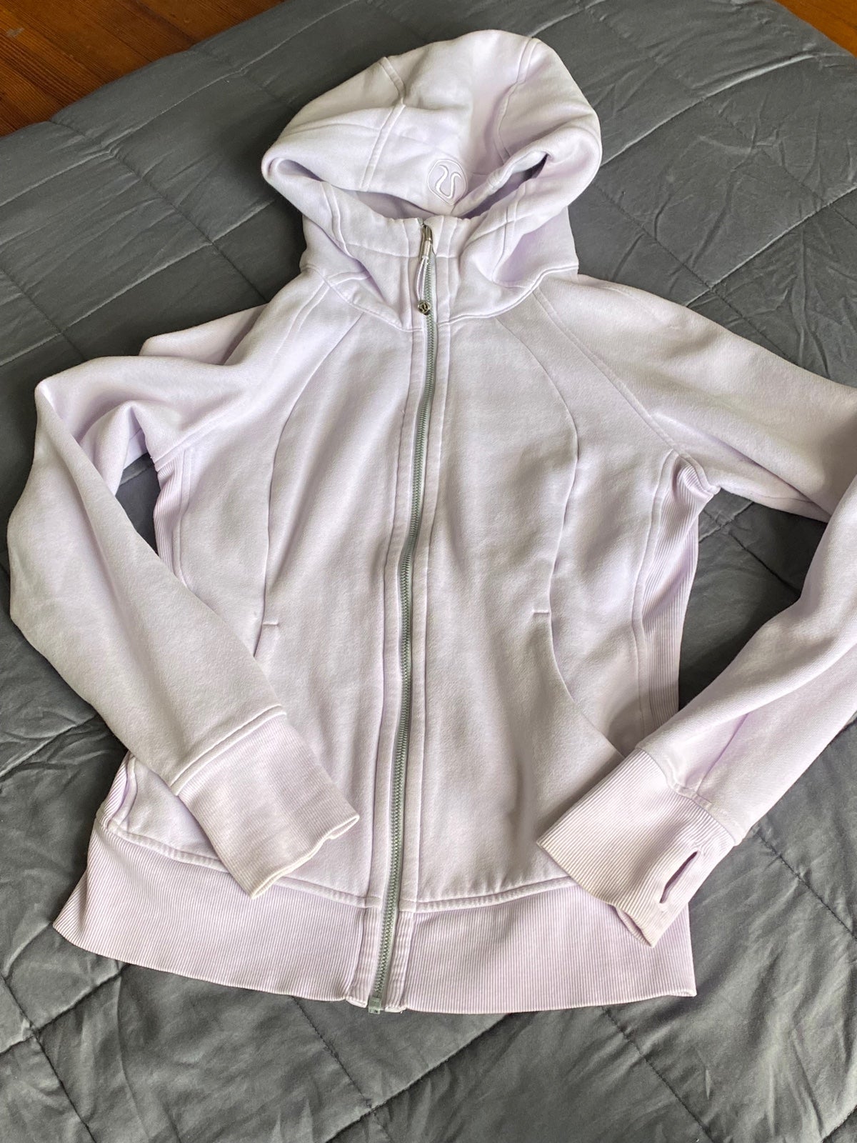 Lululemon Scuba Full Zip Hoodie - Lavender - Size 6