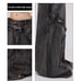 PERSONSOUL FOLDED STRUCTURE BAGGY JEANS
