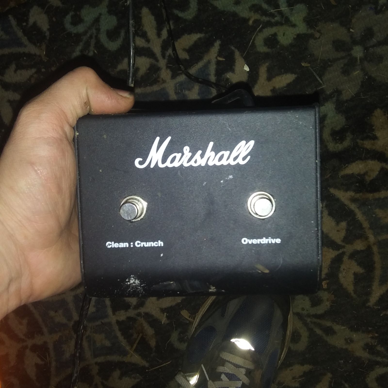 Marshall clean crunch and drive pedal.
