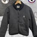 Early Ape★A BATHING APE MA-1 Fleece-Lined Jacket Charcoal Gray