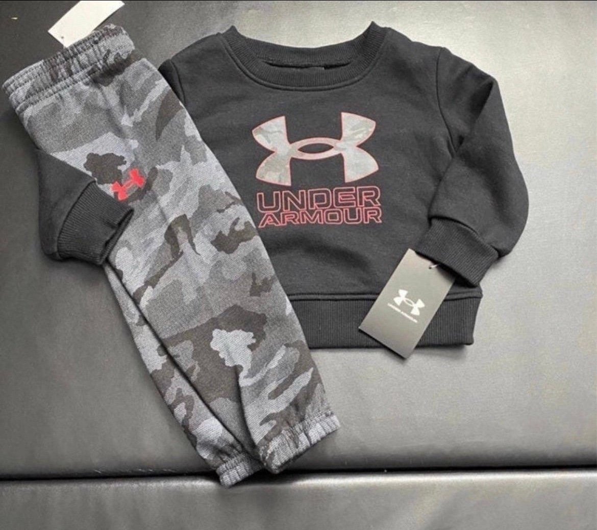 NWT Under Armour jogger sweats set baby boys size 18M