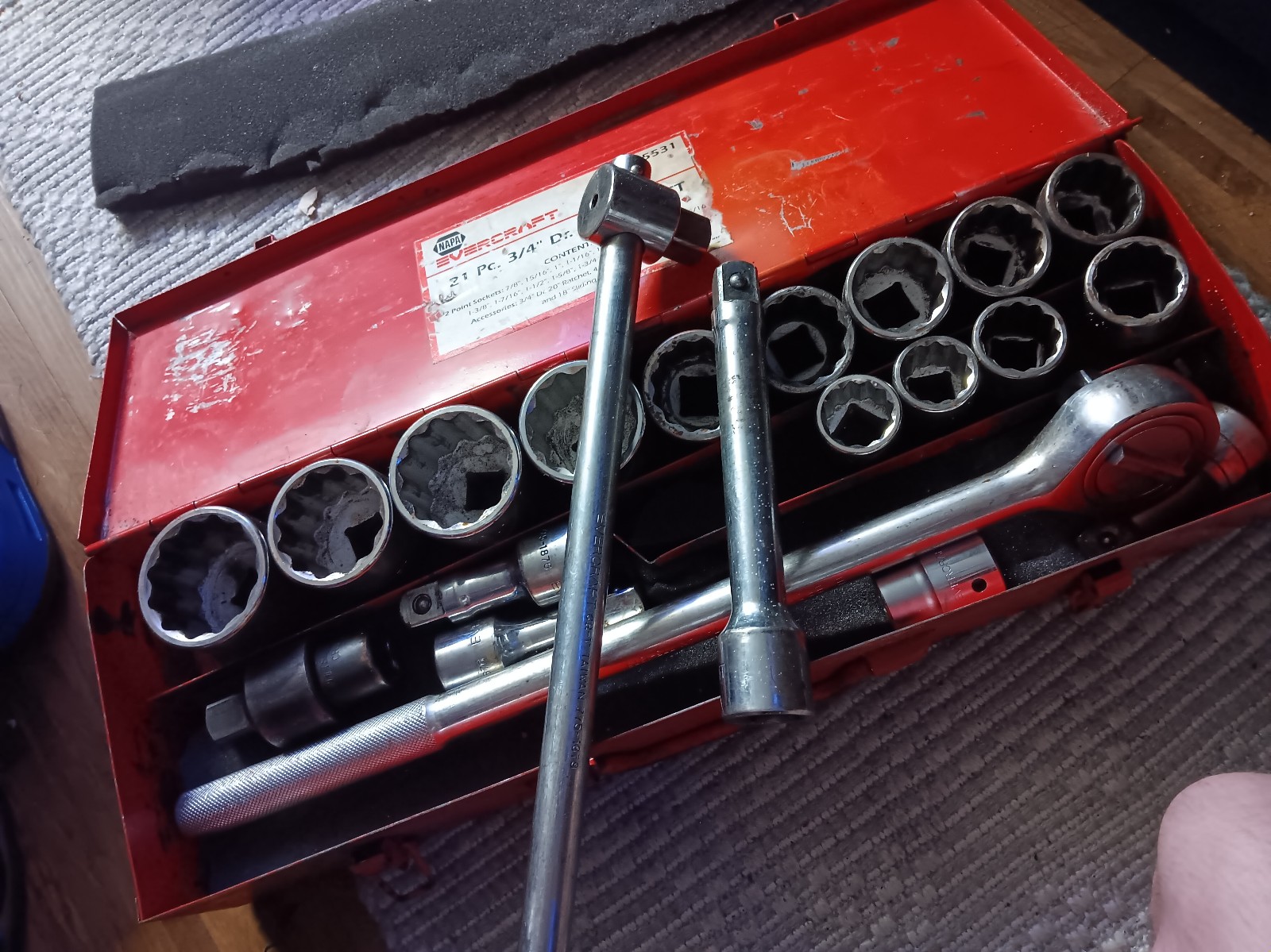 3/4 socket set