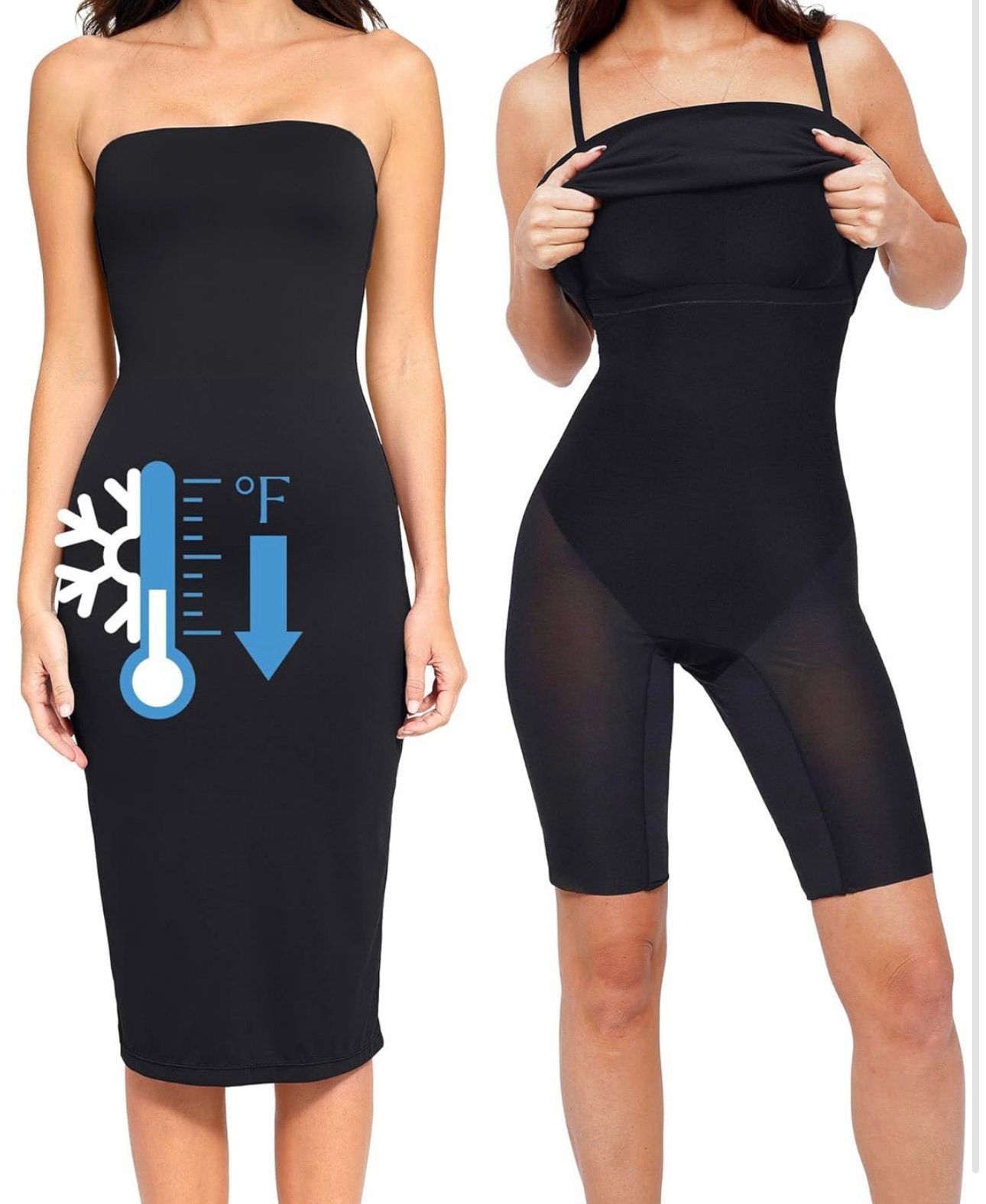 Popilush Shapewear Dress Bodycon Size S