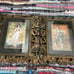 Vintage Italian Wall Art Set of Two Baroque Ornate Frame