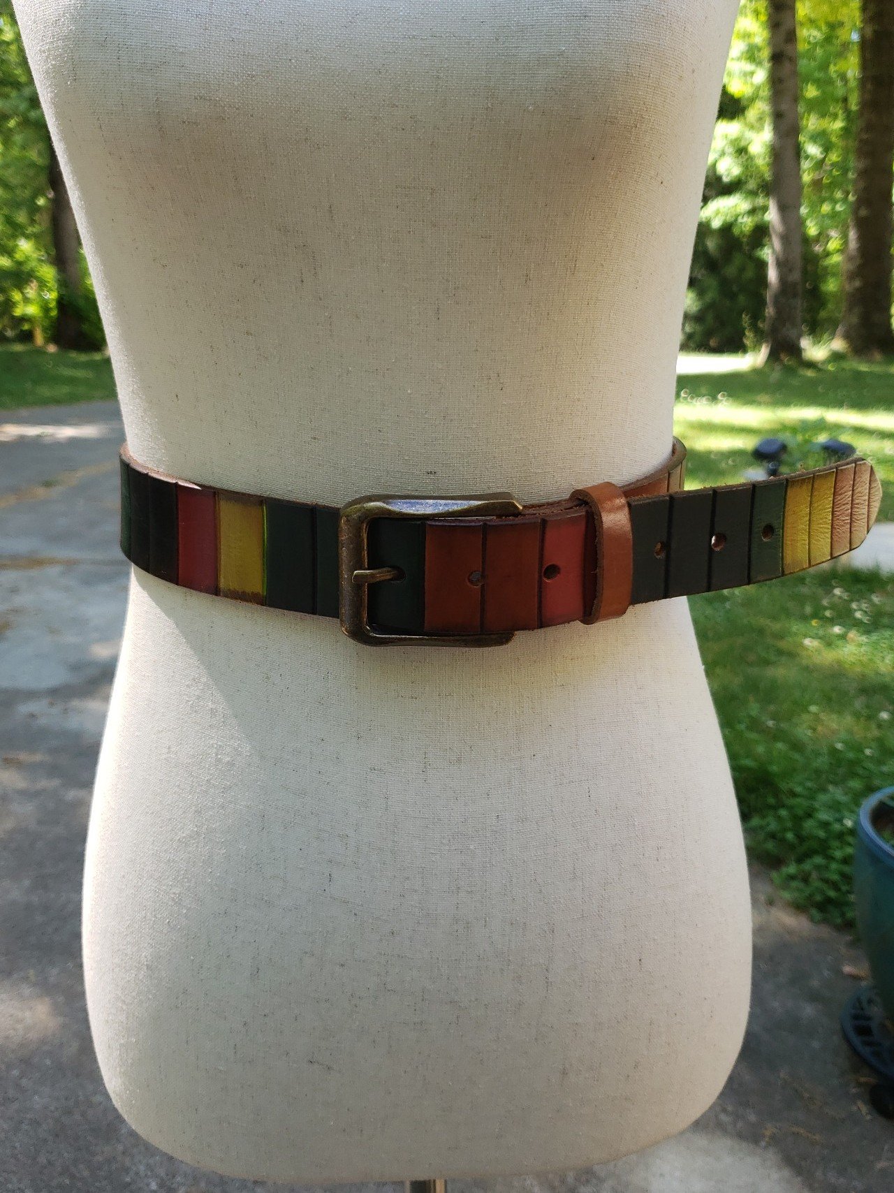 Will Leather Goods Italian Full Grain Women's Handmade Leather Belt