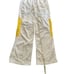 Nike womens pull on track pants white & yellow size large