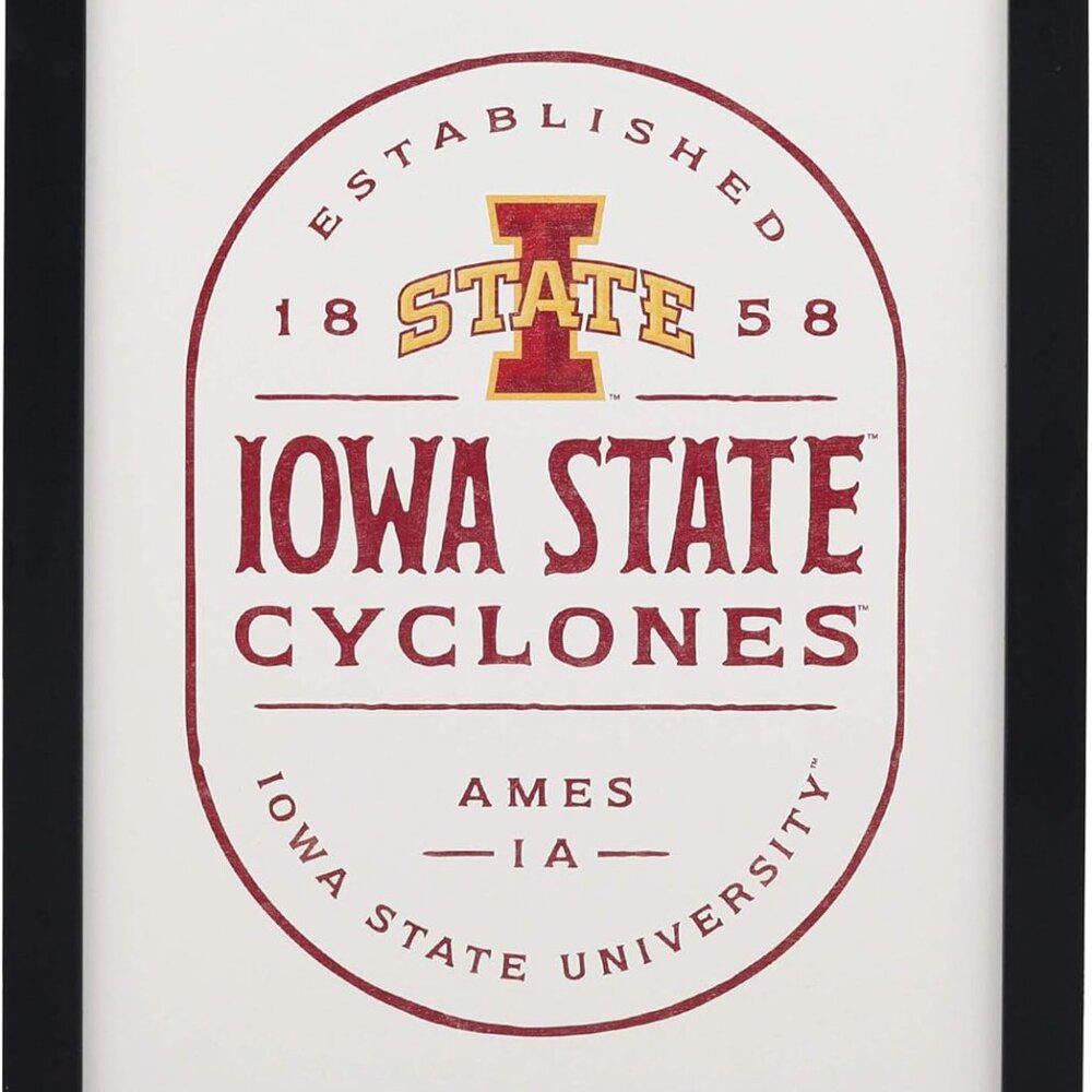 Iowa State Cyclones Wall Art - Established 1858