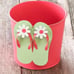 FLIP FLOPS GARDEN PLANTERS BEACH & COASTAL DECOR SET OF 3! BNWT Limited Ed. SO