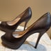 LK Bennett Stiletto Open Toe Leather Heels Size 39 (US 8.5)