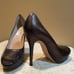 LK Bennett Stiletto Open Toe Leather Heels Size 39 (US 8.5)