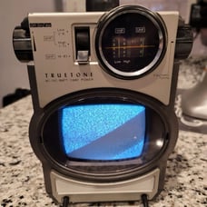 Vintage Western Auto 8 Portable B/W TV. Rare. Works Great. Tested.