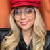 New Tom Ford TF 561578 55mm 55-18-140 Purple Women's Eyeglasses Frame Italy