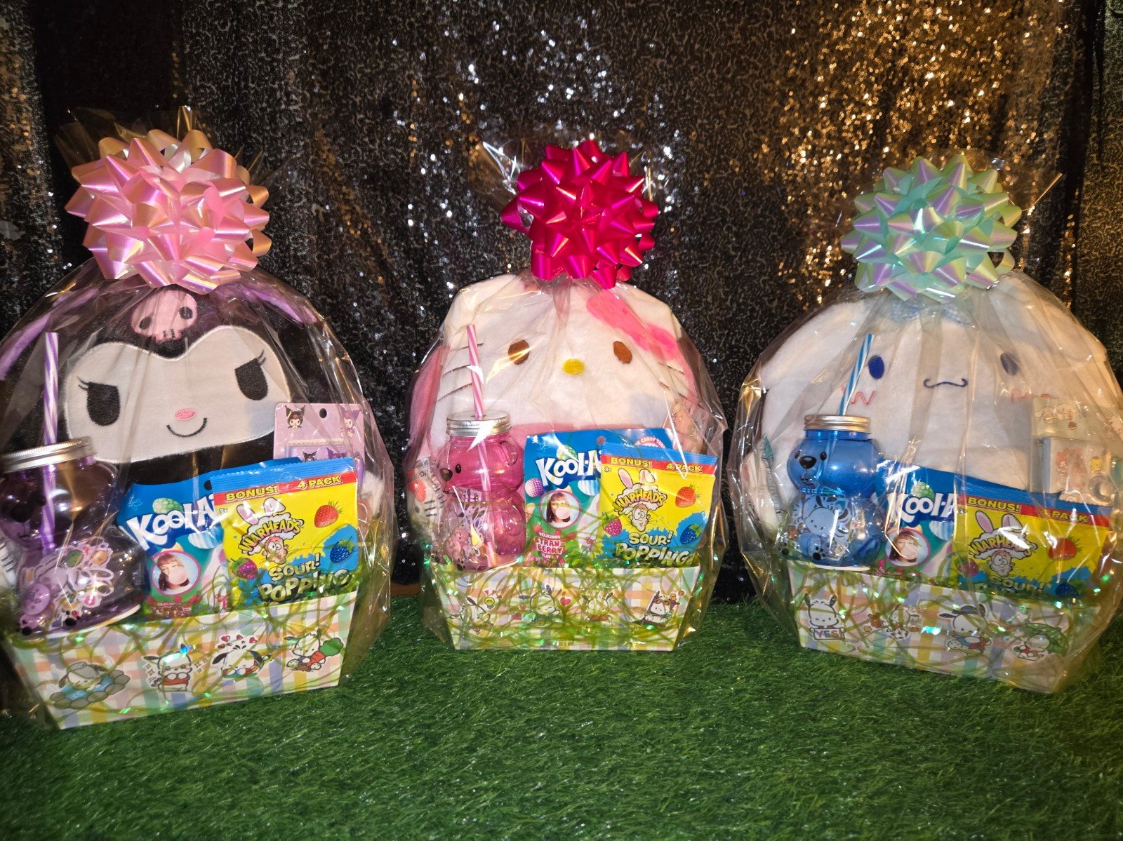 Hello kitty and friends easter baskets