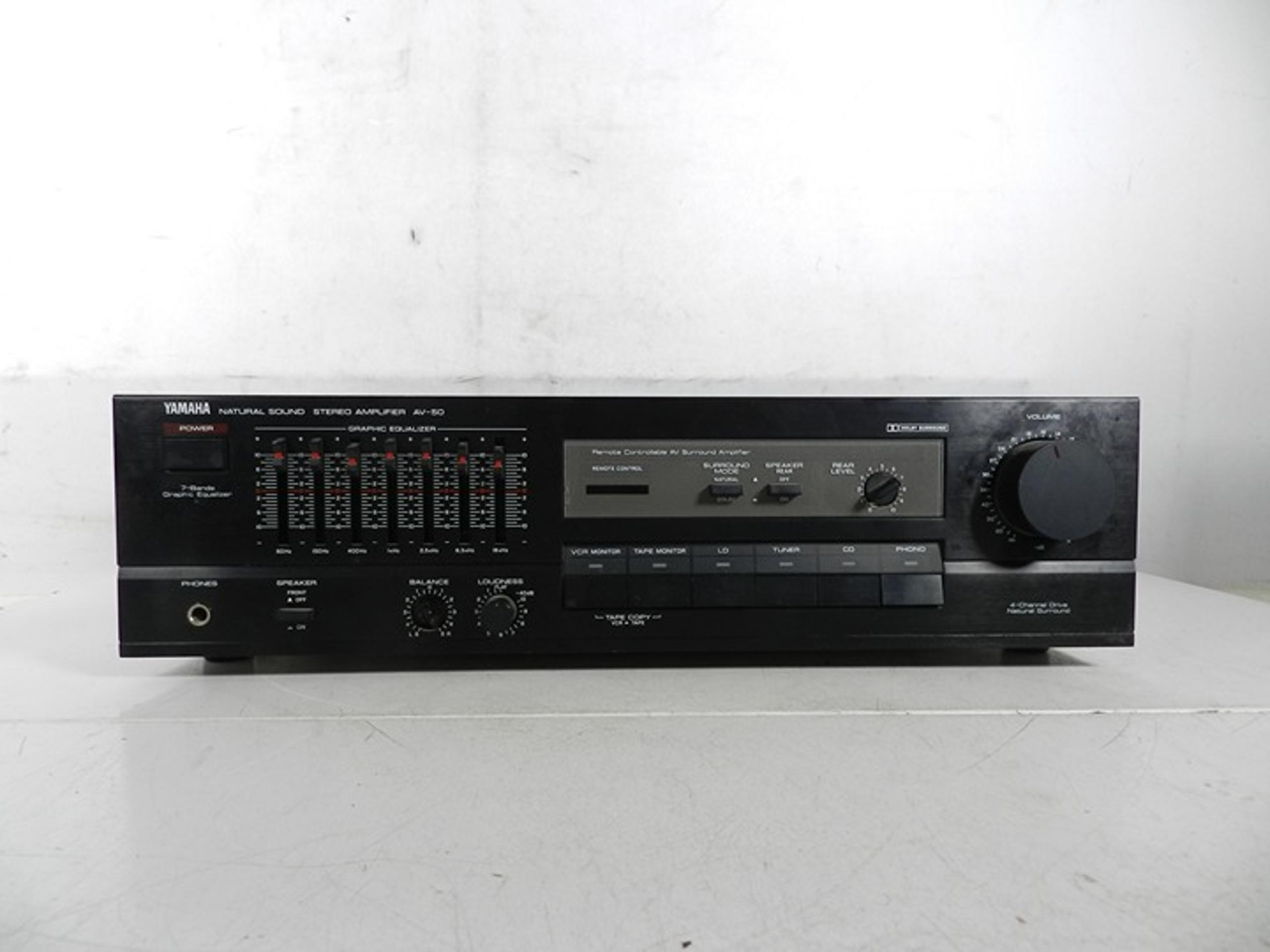 YAMAHA AV=50 Natural Sound Stereo Amplifier