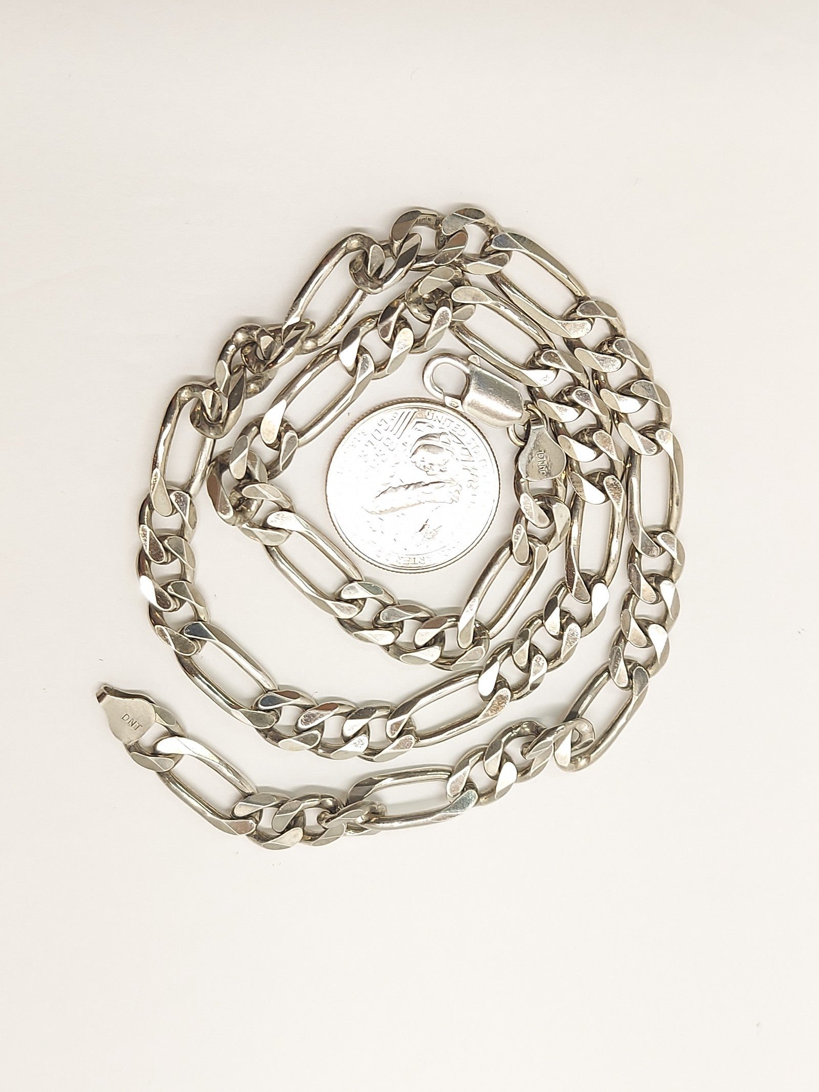 Sterling Silver Thick Figaro Chain