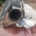Iron fish watering spout