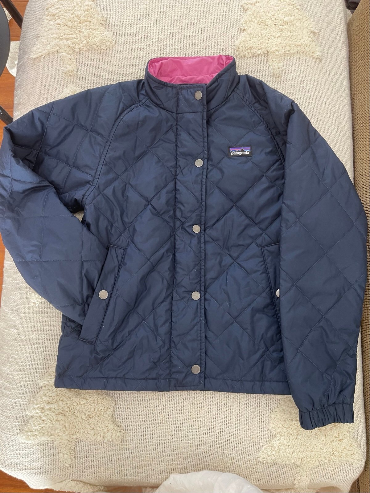 Girls Patagonia Diamond quilted jacket