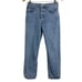 Agolde Women's Riley Jeans Button Fly High Waist Cropped Organic Cotton Sz 26