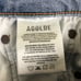 Agolde Women's Riley Jeans Button Fly High Waist Cropped Organic Cotton Sz 26