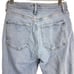 Agolde Women's Riley Jeans Button Fly High Waist Cropped Organic Cotton Sz 26