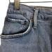 Agolde Women's Riley Jeans Button Fly High Waist Cropped Organic Cotton Sz 26