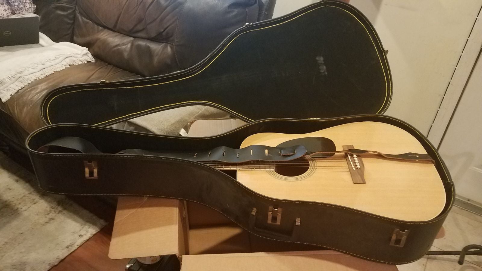 New Spectrum Acoustic Guitar with Case