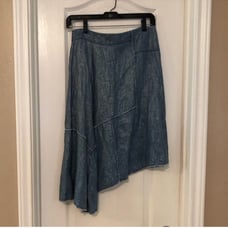 Pilcro and the letterpress Denim Skirt