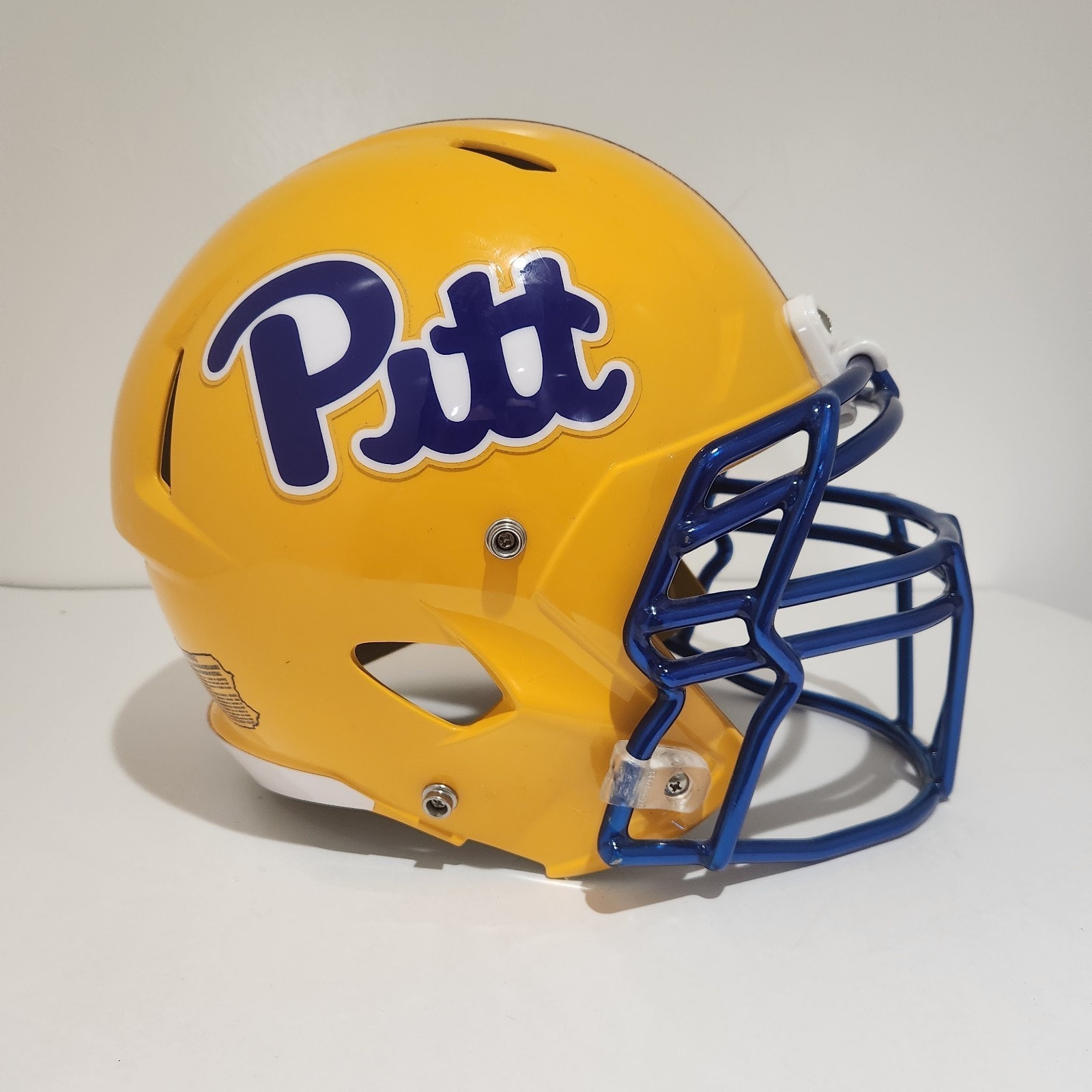 Pitt Panthers Gold Speed Full Size Replica Football Helmet
