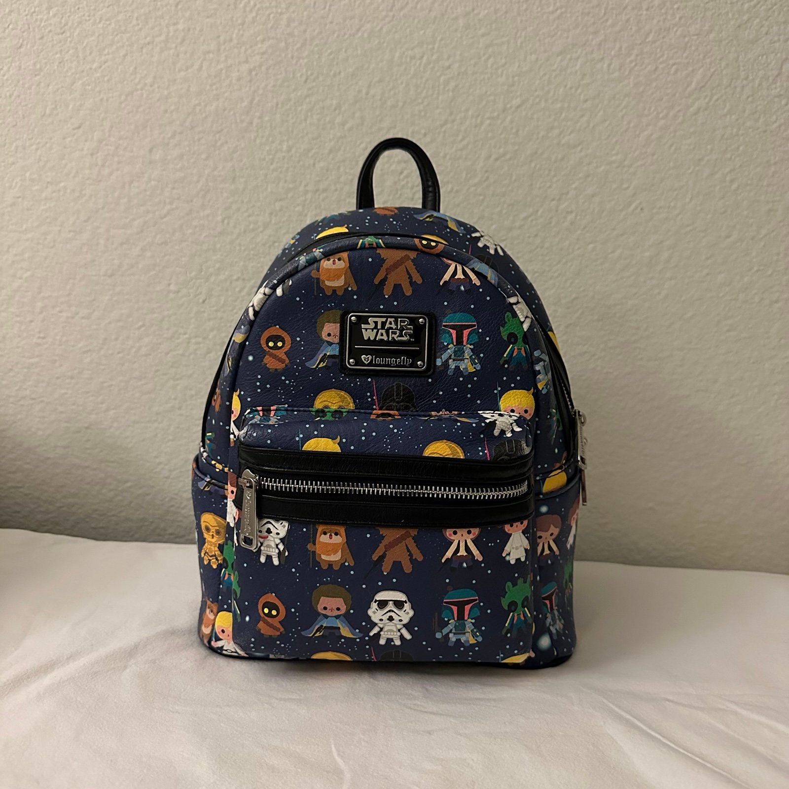 Loungefly Star Wars Chibi Print Mini Backpack