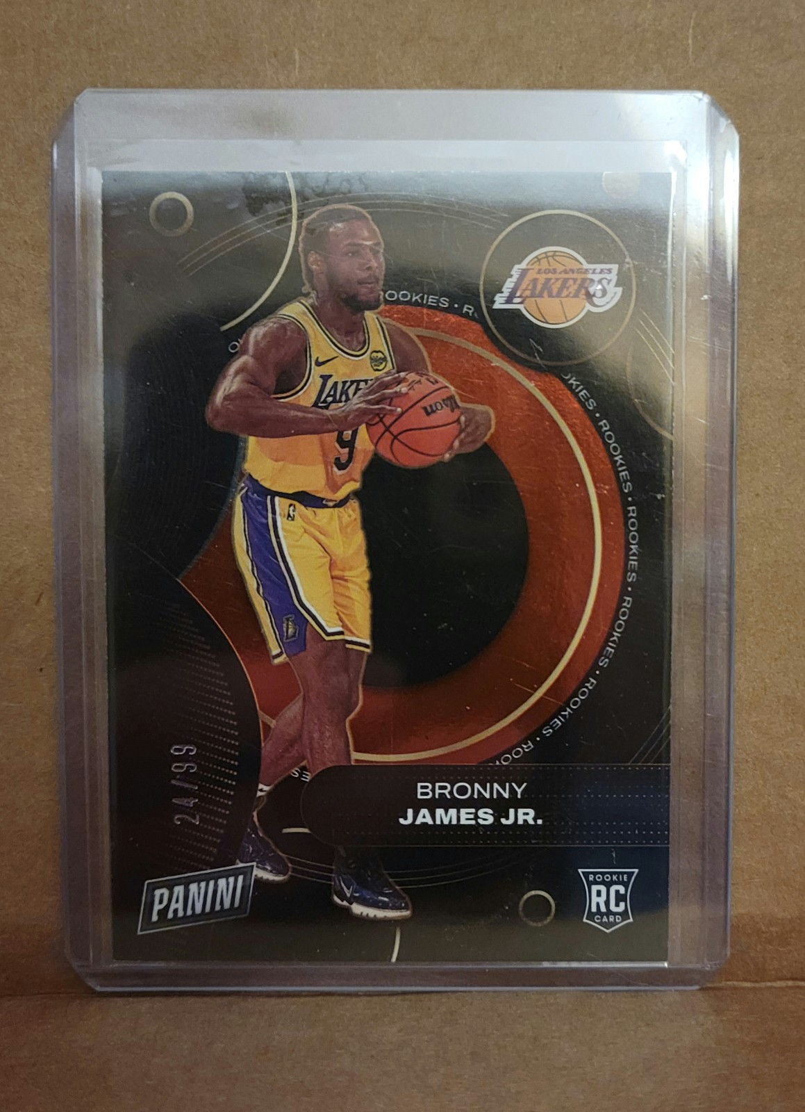 Bronny James Jr numbered card