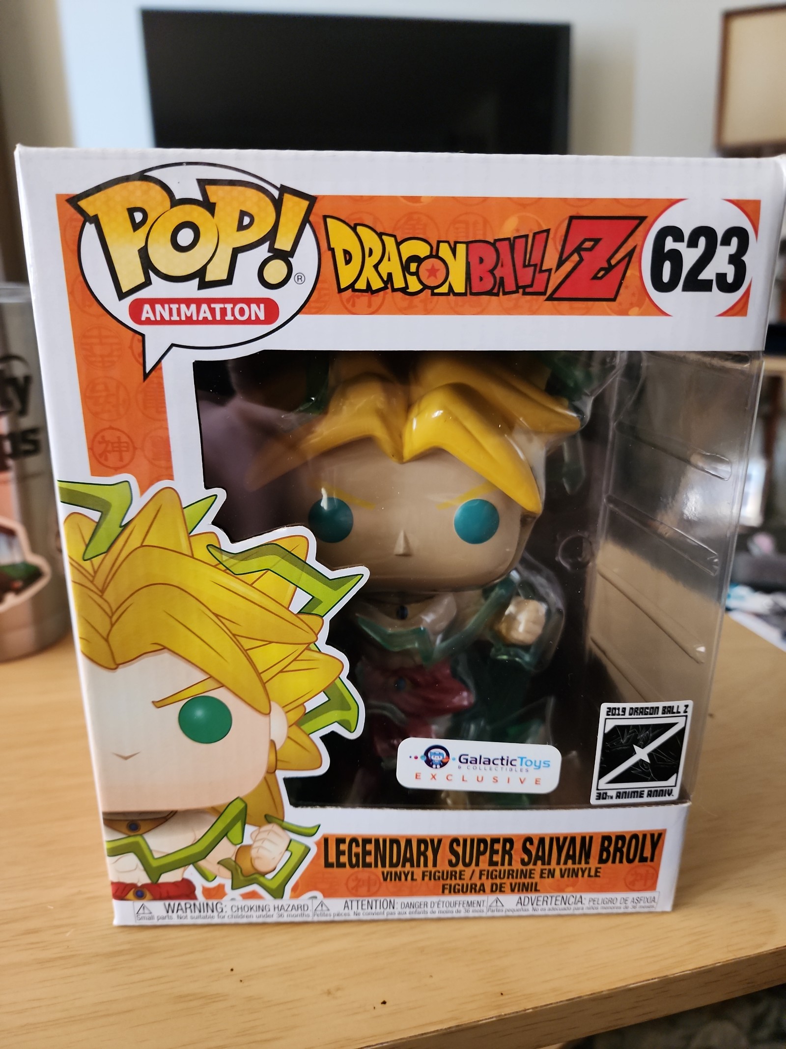 Legendary Super Saiyan Broly Galactic Toys Exclusive Funko Pop