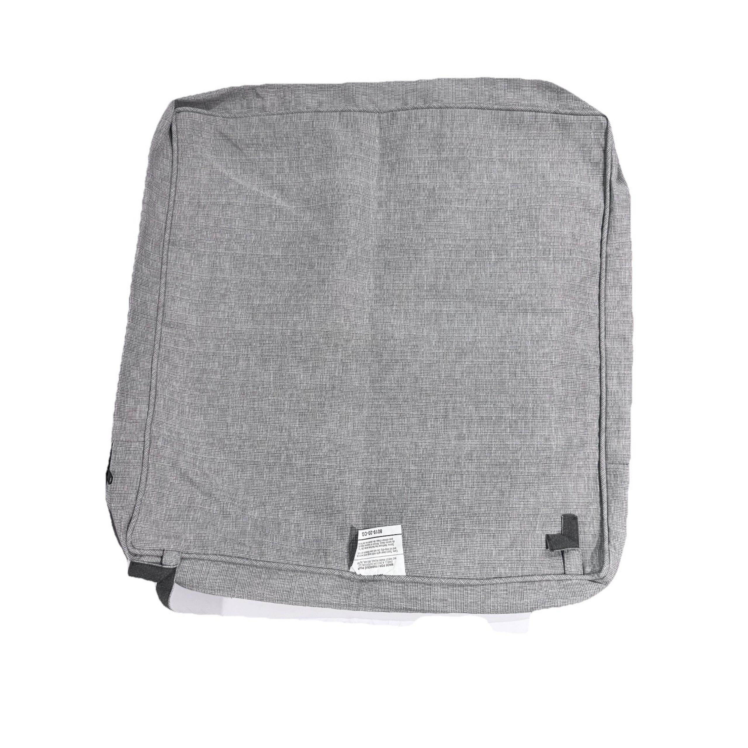 New Hampton Bay Universal Slip Cover For Patio Chair Furniture Stone Grey 1 Set