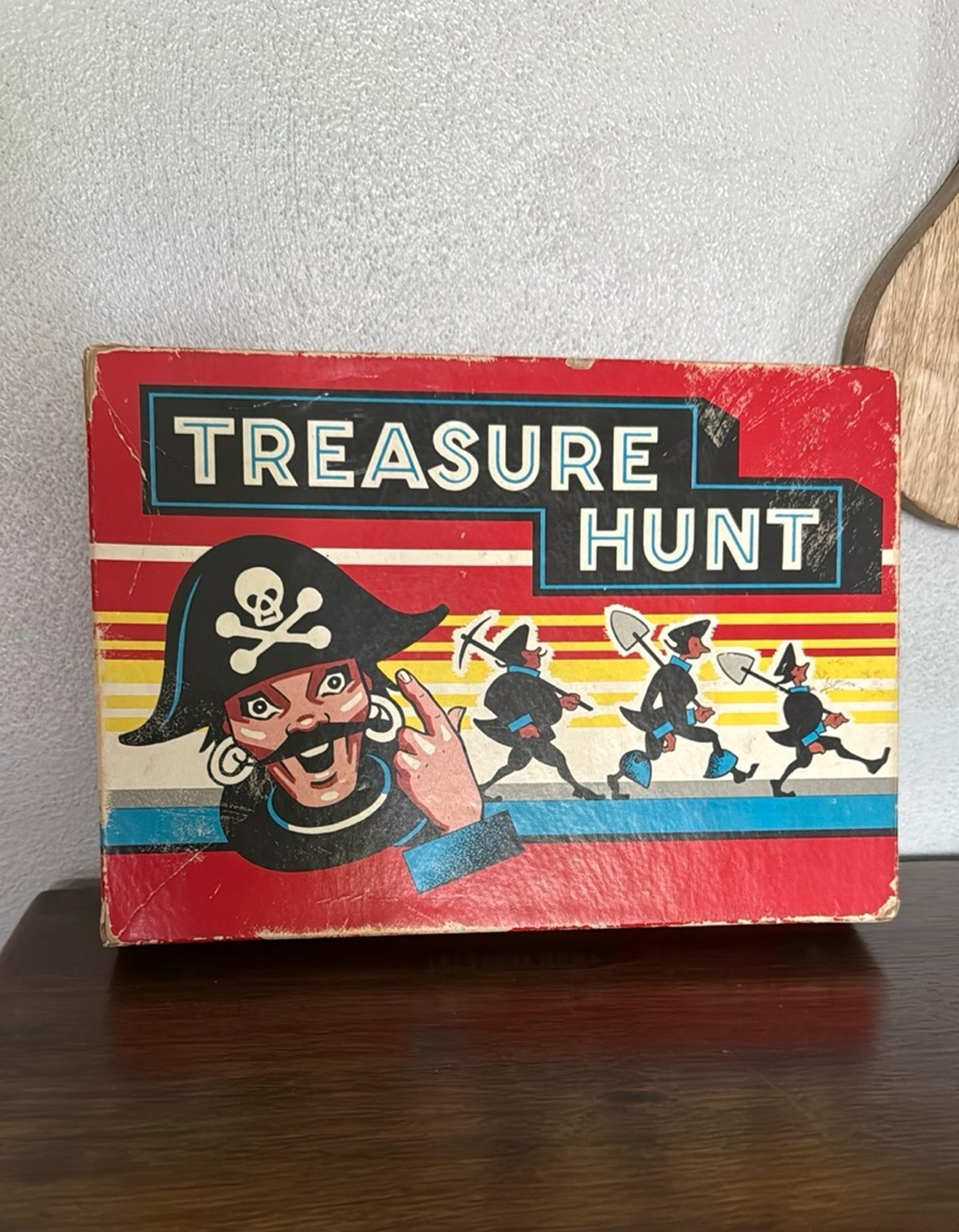Vintage Treasure Hunt Board Game by Cadaco Ellis 1940s-50s