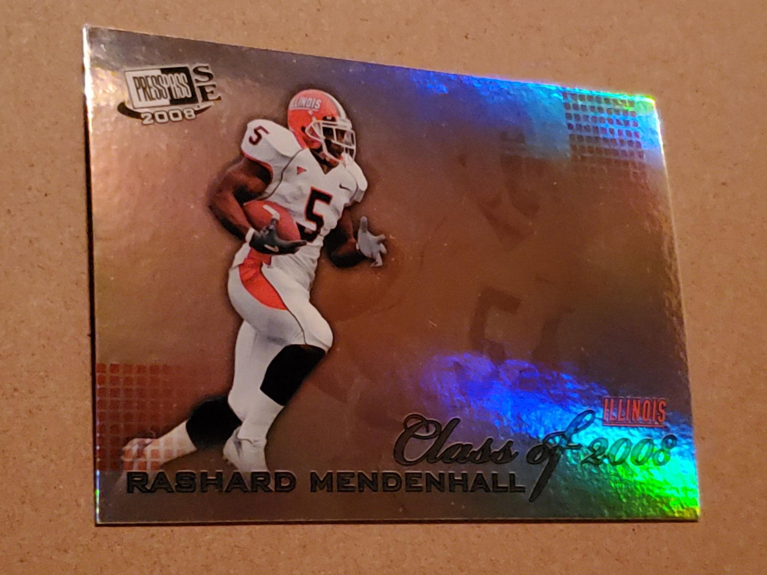 Rashard Mendenhall 2008 Rookie Card