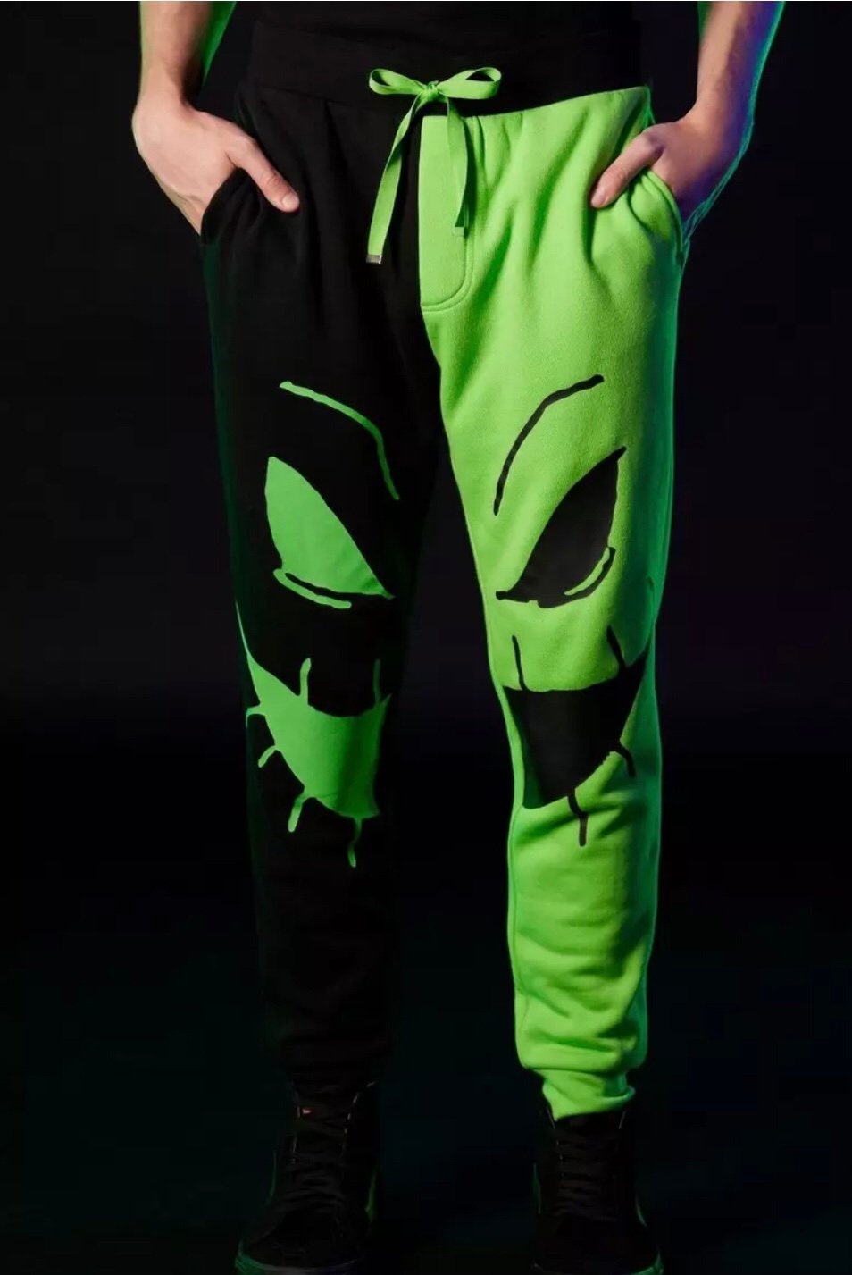 Our Universe The Nightmare Before Christmas Oogie Boogie Split Jogger Sweatpants