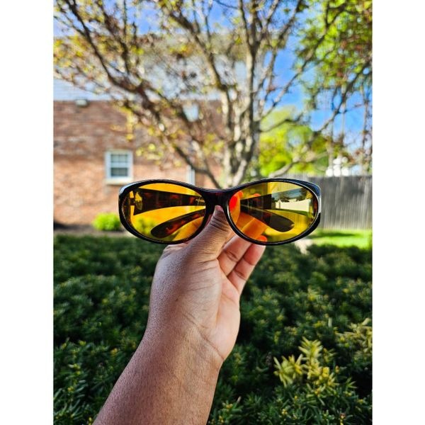Y2K Brown Tortoise Sunglasses PC70096POL/ND | Yellow Lens | Italy Inspired |