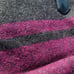 ❝ COACH passion berry purple and black wool handbag with bow bag charm ❞