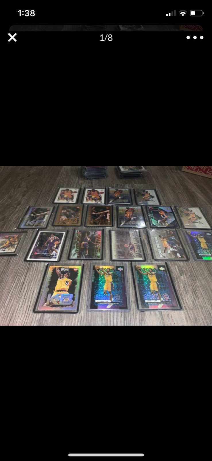 KOBEBRYANT 15 EA CARD LOT
