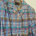 Vintage Boston Traders Shirt And Skirt Colorful Bandana Print 80s Size 8 Set