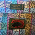 Vintage Boston Traders Shirt And Skirt Colorful Bandana Print 80s Size 8 Set